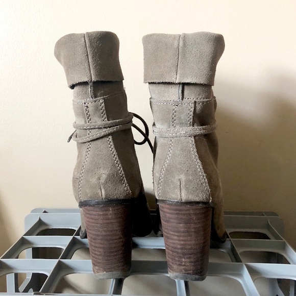 🖤 MIA Paulette Fold-over Suede Boots - Picture 3 of 8